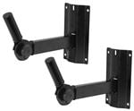 On Stage SS7322B Wall Mount Adjustable Speaker Bracket Front View